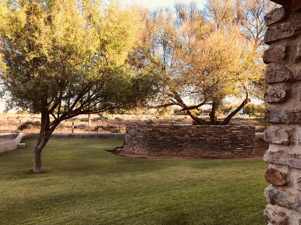 Mountain views from the guesthouse property